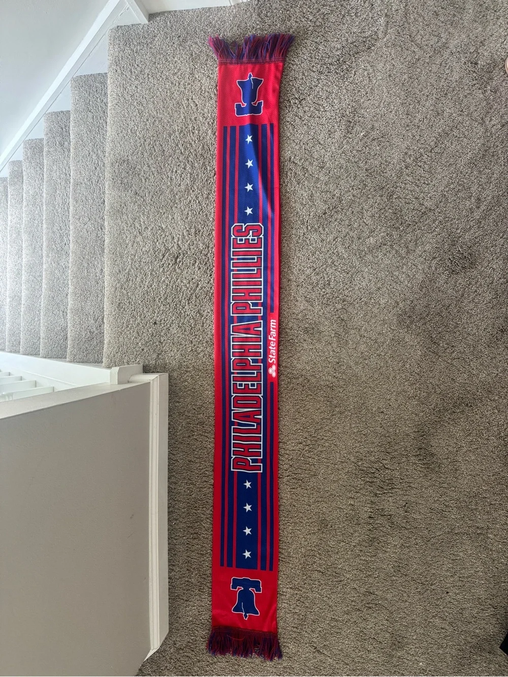 Philadelphia Phillies Red & Blue Fan Scarf